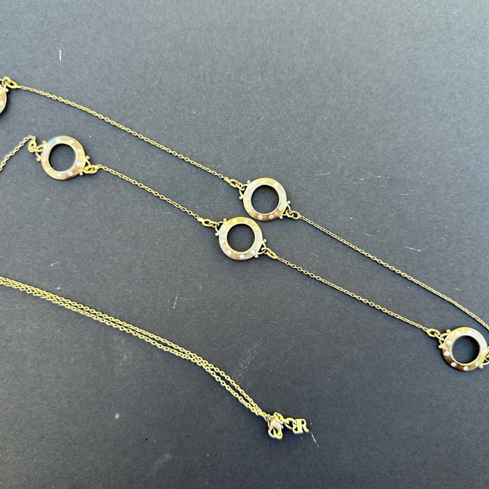 Banana Republic Circle Long Necklace